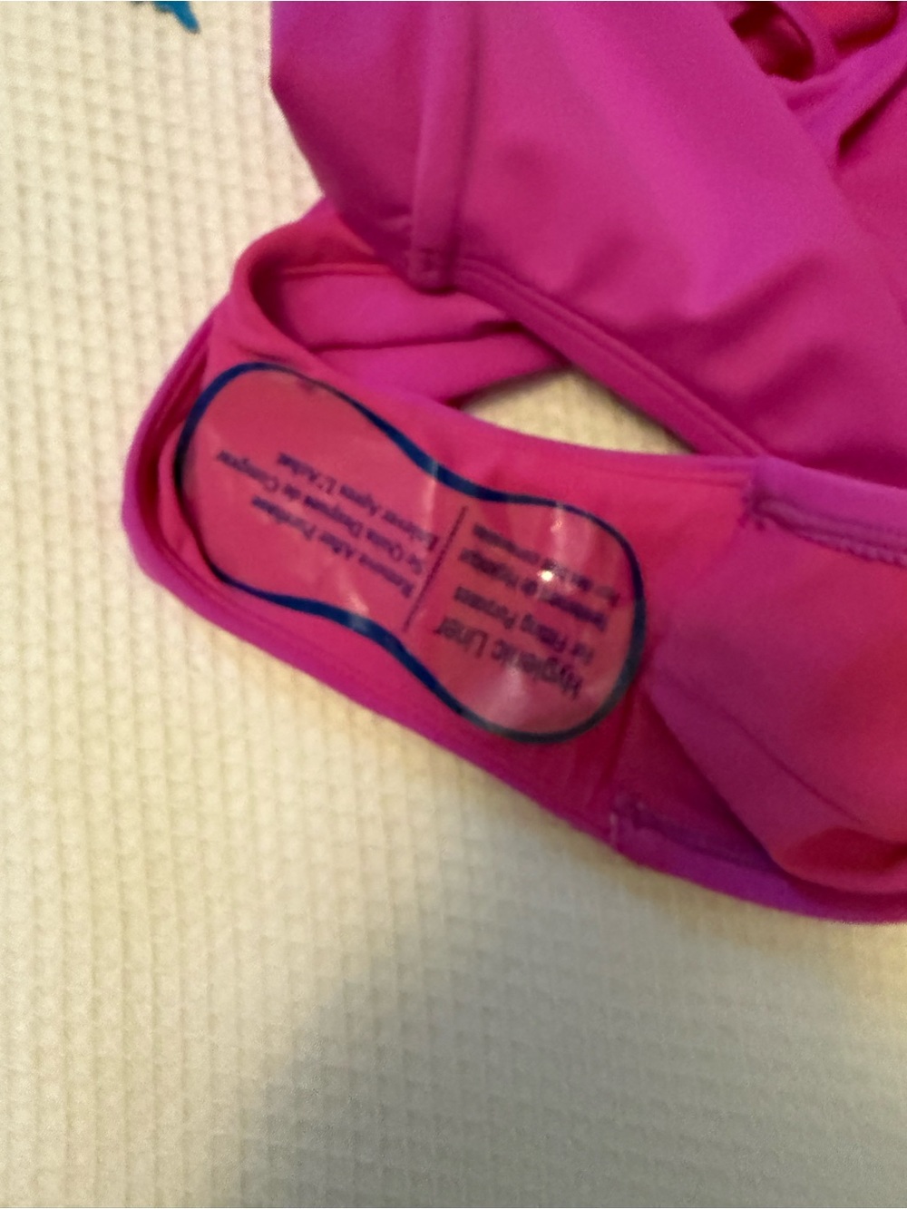 NWT Skinnydippers SZ S Bright Pink One-Piece Swimsuit with Front Lace-Up - Picture 5 of 6